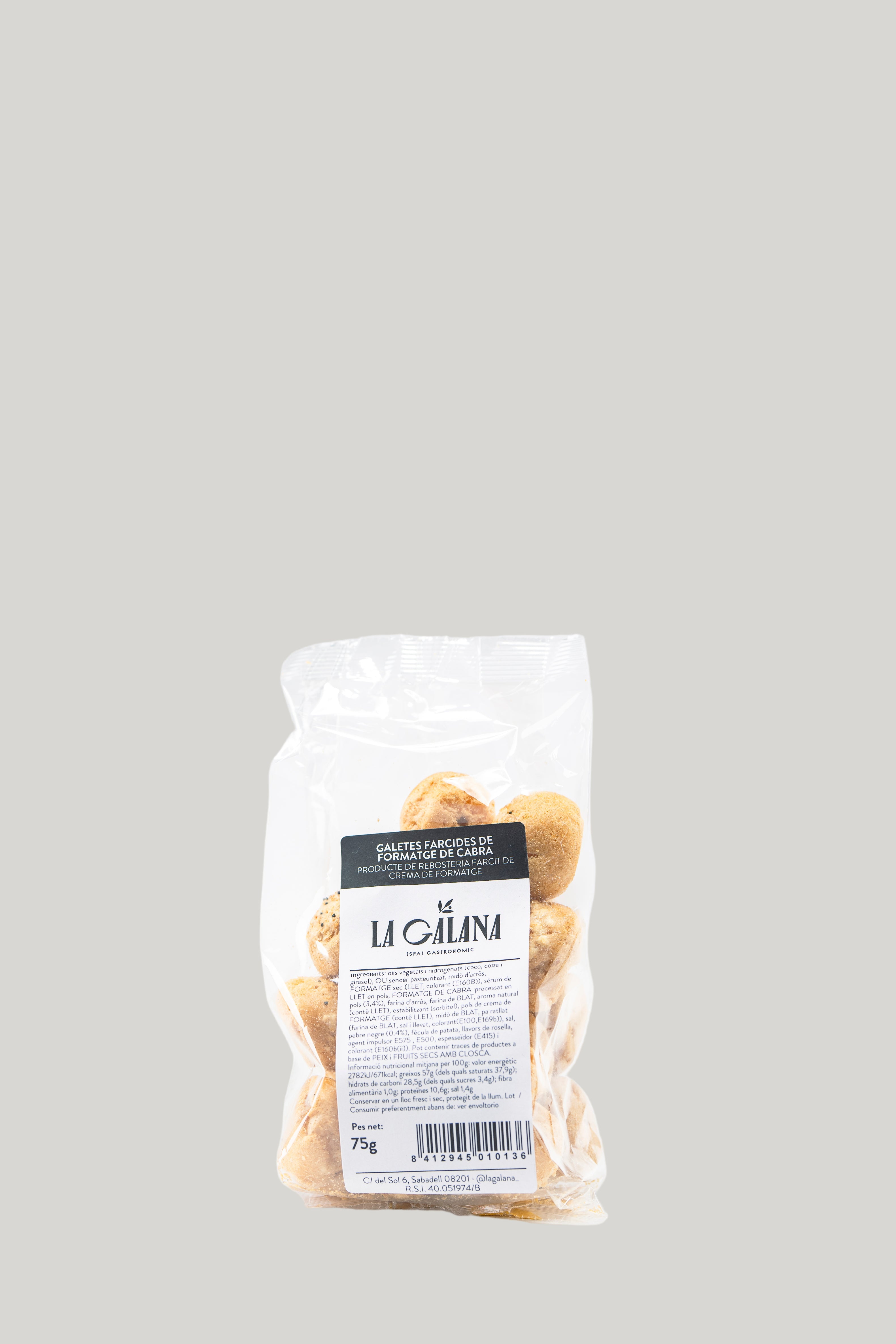 Galetes Farcides de Formatge de Cabra