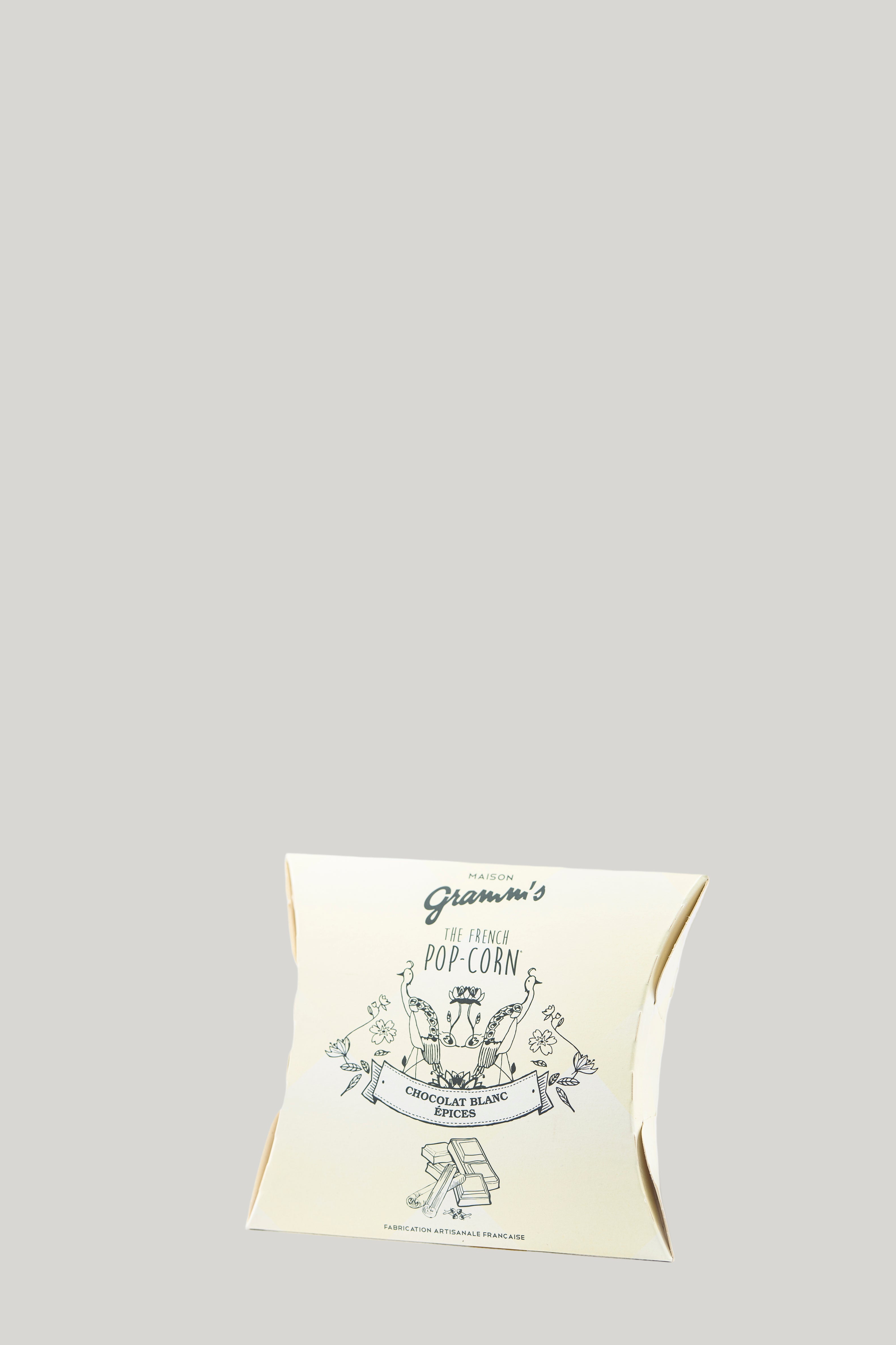 Crispetes salades amb xocolata blanca i espècies